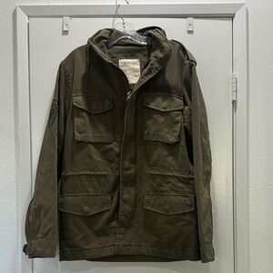 Aeropostale Men’s or Unisex Olive Green Military Jacket - Small
